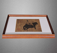 宜良书画装裱配框服务案例